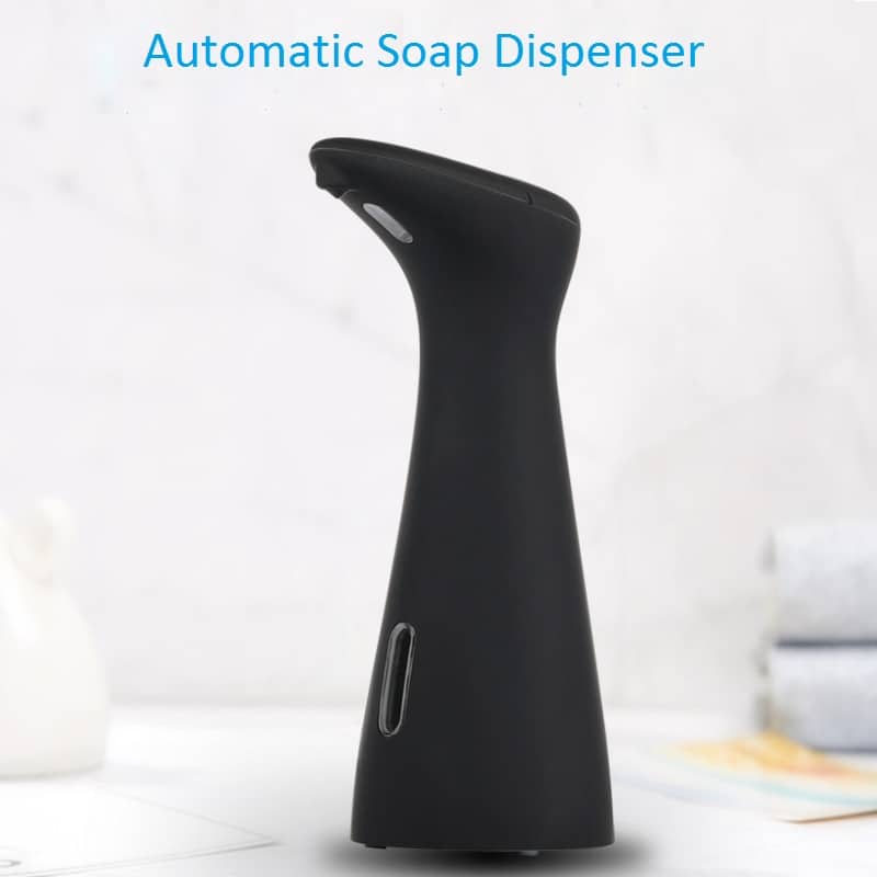 zhanwang Soap Dispenser, dishwashing Liquid Dispenser, Black Hand sanitizer  Capacity: 200ml, Handmade Resin, 6.5x2.15x5.7 inches(Black
