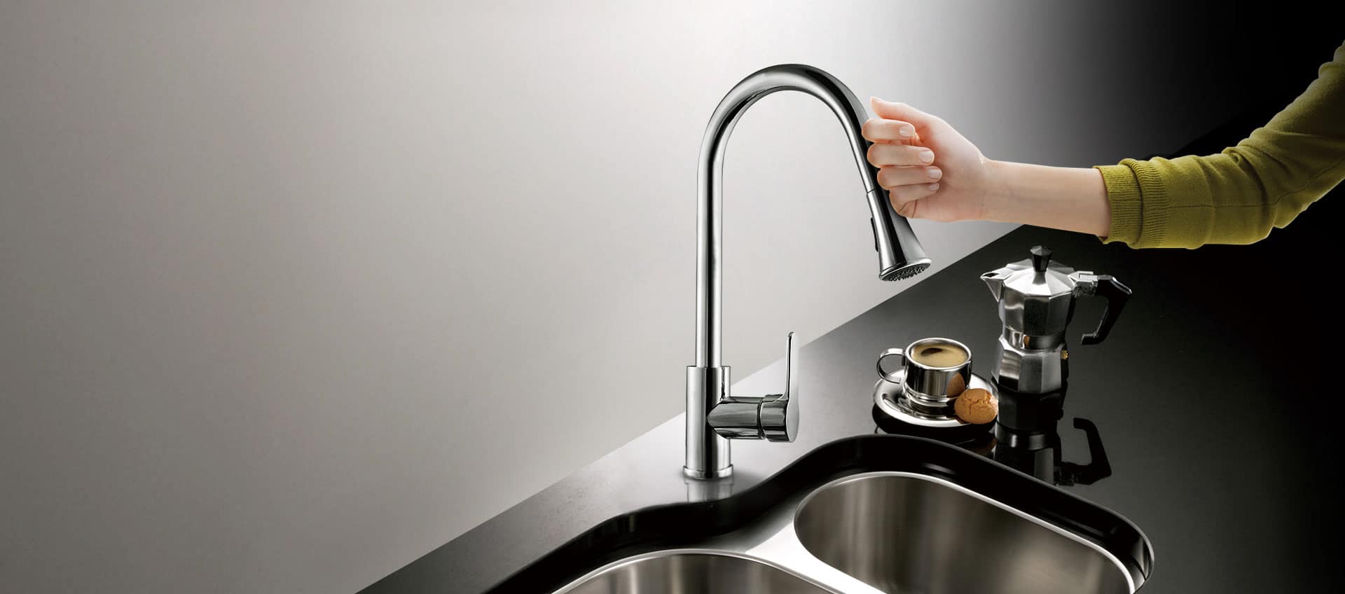 touch sensor kitchen sink faucet