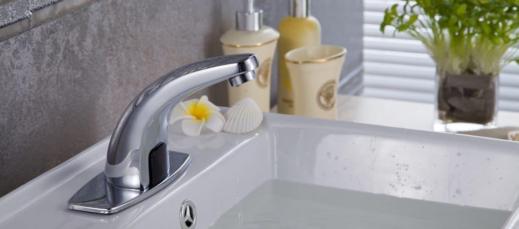 TOUCHLESS BATHROOM FAUCET COLD WATER SOLUTION