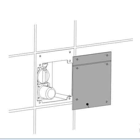Auto urinal valve installation step2