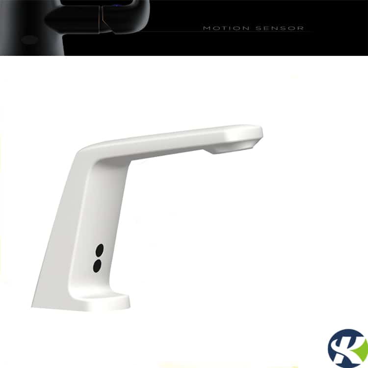 White Automatic Basin Faucet KEG-11-B101
