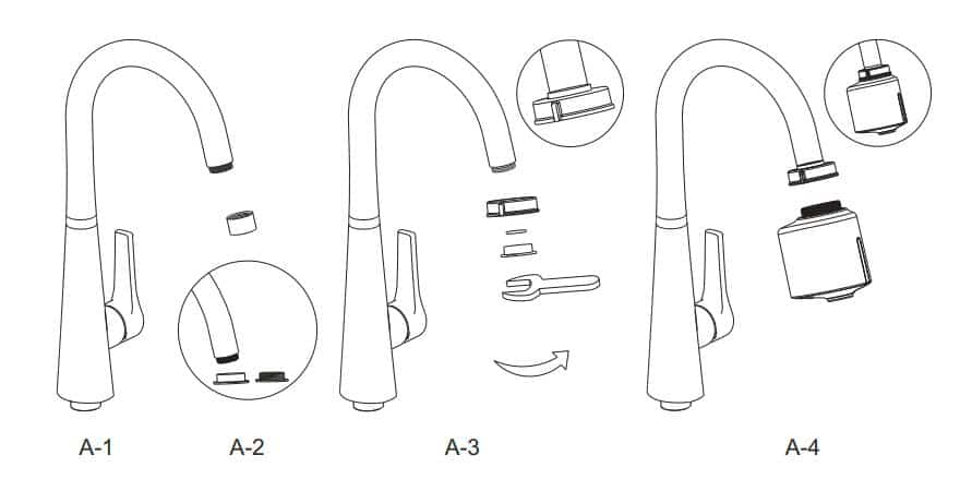 touchless faucet adapter installation manual