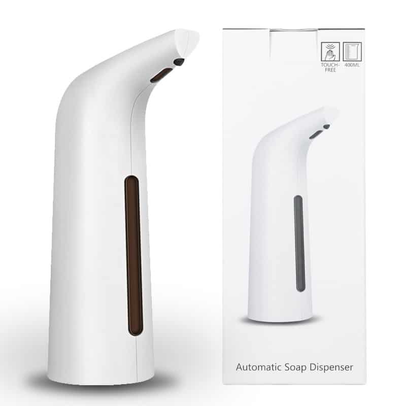color box front white automatic soap dispenser KEG-805B