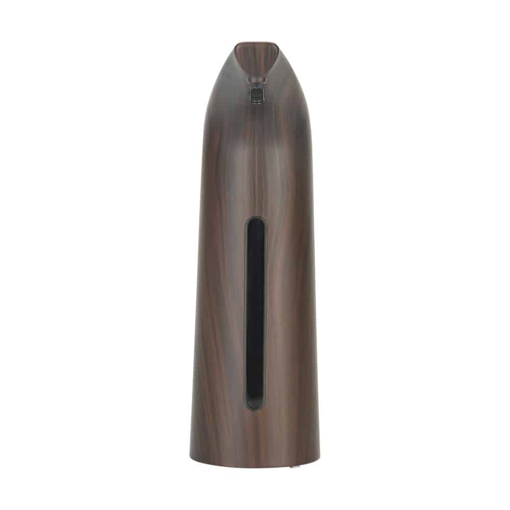 front dark wood grain automatic soap dispenser KEG-805B