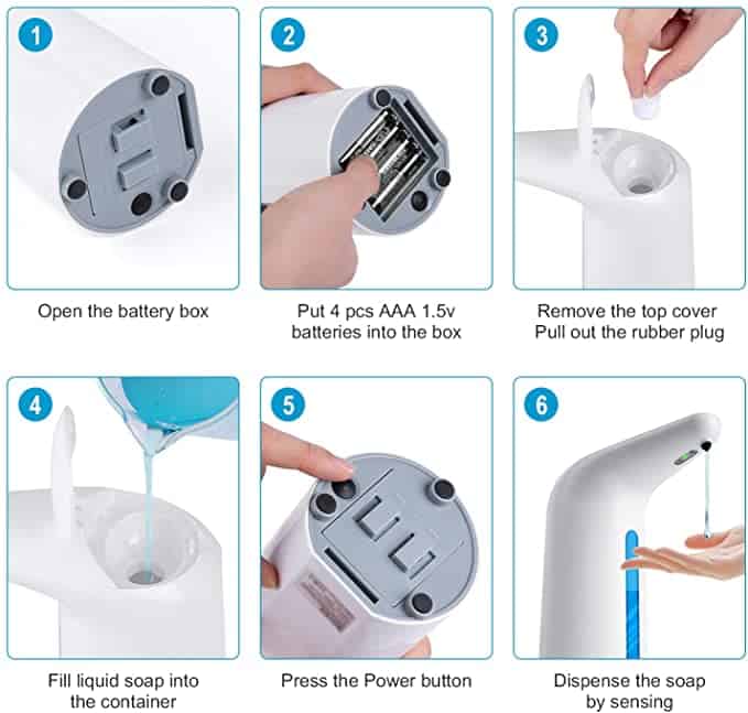 user manual automatic soap dispenser